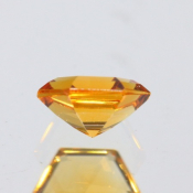 ok. 0,4ct/szt. -ZŁOCISTY CYTRYN NAT.- 4,90x4,87/2,81mm hexagon