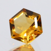 ok. 0,815ct/szt. -ZŁOCISTY CYTRYN NAT.- 6,03x5,97/3,78mm hexagon