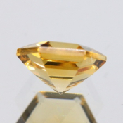 ok. 0,77ct/szt. -ZŁOCISTY CYTRYN NAT.- 6,02x6,01/3,70mm hexagon