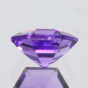 ok. 0,875ct/szt. -NASYCONY AMETYST NAT.- 6,14x6,19/4,00mm hexagon
