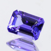 ok. 0,95ct/szt. -AAA FIOLETOWONIEBIESKI TANZANIT NAT.- 7,06x4,90/3,19mm ośmiokąt