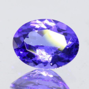 ok. 1,185ct/szt. -AAA FIOLETOWONIEBIESKI TANZANIT NAT.- 7,86x6,04/3,60mm owal