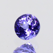 ok. 0,635ct/szt. -AAA FIOLETOWONIEBIESKI TANZANIT NAT.- 5,08x5,09/3,53mm okrągły