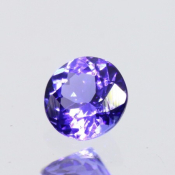 ok. 0,49ct/szt. -AAA FIOLETOWONIEBIESKI TANZANIT NAT.- 5,00x4,93/2,96mm okrągły