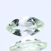 ok. 0,59ct/szt. -JASNY WESOŁY PRASIOLIT AMETYST NAT.- 7,96/4,23/3,13mm markiza