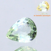 ok. 0,36ct/szt. -ZMIENNOBARWNY  ALEKSANDRYT NAT.- 5,17x4,09/2,14mm kropla
