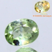 ok. 0,5ct/szt. -ZMIENNOBARWNY  ALEKSANDRYT NAT.- 5,41x4,34/2,48mm owal