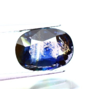 ok. 1,605ct/szt. -NIEZWYKŁY SZAFIR NAT.- 8,14x6,05/3,23mm owal