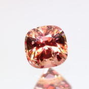 ok. 0,475ct/szt. -TYP PADPARADŹA SPINEL NAT.- 4,18x4,16/3,46mm antyk